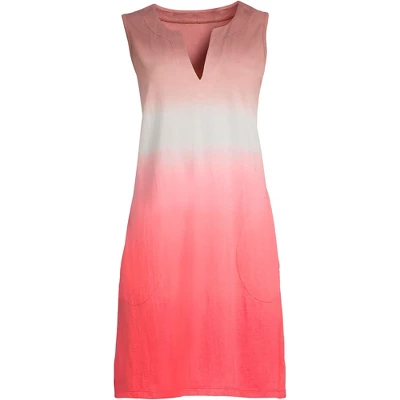 Lands' End Women's Cotton Jersey Sleeveless Swim Cover-up Dress 11 Lands' End Women's Cotton Jersey Sleeveless Swim Cover-up Dress - Image 11