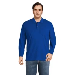 Lands' End Men's Comfort First Long Sleeve Solid Mesh Polo -Clothing store GUEST 2f13cd80 4d86 4a82 8bc5 f2957fc5b9d6