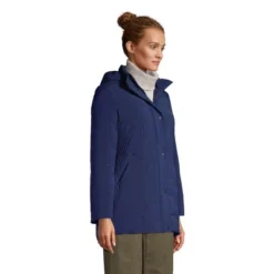 Lands' End Women's Quilted Stretch Down Coat