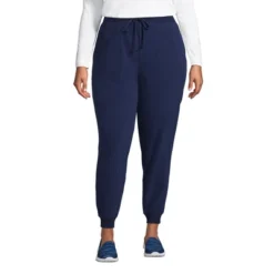 Lands' End Women's Tie Waist T100 Fleece Jogger Pants -Clothing store GUEST 305c964a 09f9 478a 848b 45037fd9131a