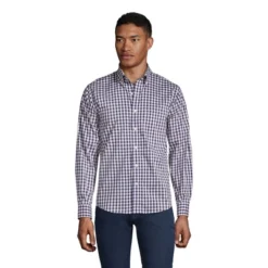 Lands' End Men's Traditional Fit Comfort-First Shirt With Coolmax Printed -Clothing store GUEST 30b5ccd3 82d7 4650 99ad bdbf665eef46