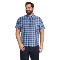 Lands' End Men's Traditional Fit Short Sleeve Essential Lightweight Poplin -Clothing store GUEST 30fcc6d5 c64f 43cb 8323 daf9b7b490a0