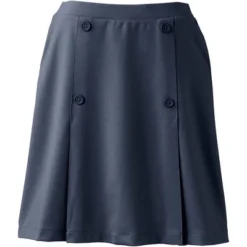 Lands' End Lands' End School Uniform Women's Ponte Button Front Skort -Clothing store GUEST 31830de9 74de 4267 806d 3c95ff3f1d23