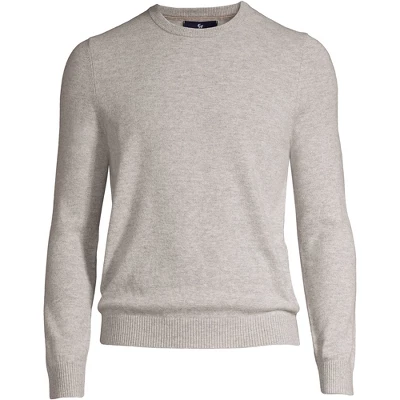 Lands' End Men's Fine Gauge Cashmere Crewneck Sweater 7 Lands' End Men's Fine Gauge Cashmere Crewneck Sweater - Image 7