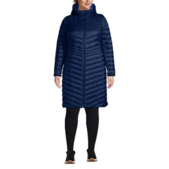 Lands' End Women's Ultralight Packable Long Down Coat -Clothing store GUEST 33e3d09d 043c 4b51 8539 af1963721cc6