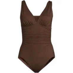 Lands' End Women's SlenderSuit Grecian Tummy Control Chlorine Resistant One Piece Swimsuit -Clothing store GUEST 34019ffa 3981 4839 8bbc 950ad94ea841