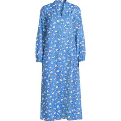 Lands' End Women's Long Sleeve Flannel Nightgown -Clothing store GUEST 34bfd024 413c 4e89 a115 8a33afdccdf2