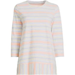Lands' End Women's 3/4 Sleeve Slub Jersey Swing Tunic -Clothing store GUEST 35311121 d6e0 4942 babf 12cb3b83587f