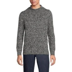 Lands' End Men's Cotton Drifter Rollneck Sweater -Clothing store GUEST 357e378e f0b2 4920 acfc c90d2164ad1c