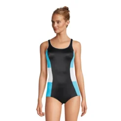 Lands' End Women's Mastectomy Chlorine Resistant Tugless One Piece Swimsuit Soft Cup -Clothing store GUEST 35b76533 7151 4eaa b63f d329b2a9b44c