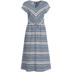 Lands' End Women's Tencel V-Neck Midi Dress -Clothing store GUEST 35c0532f dfb1 4d70 b3c3 c06c4d695561