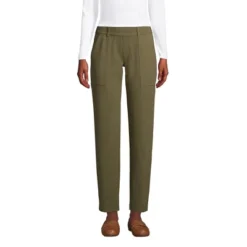 Lands' End Women's Starfish Mid Rise Elastic Waist Pull On Utility Ankle Pants 8 Lands' End Women's Starfish Mid Rise Elastic Waist Pull On Utility Ankle Pants -Clothing store GUEST 38fa88e9 6790 40c0 a49c 9a3819755a3b