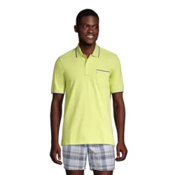 Lands' End Men's Short Sleeve Comfort First Solid Mesh Polo With Pocket -Clothing store GUEST 3ef6d9d4 e842 4109 9e93 48dc10f3a95e