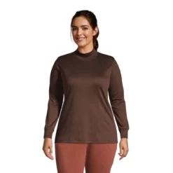 Lands' End Women's Long Sleeve Supima Mock Turtleneck 20 Lands' End Women's Long Sleeve Supima Mock Turtleneck -Clothing store GUEST 3f434ec2 eecc 413b acb2 6df04f25419b