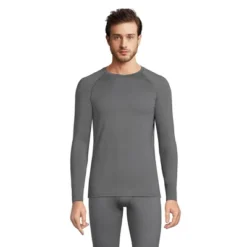 Lands' End Men's Stretch Thermaskin Long Underwear Crew Base Layer -Clothing store GUEST 3febd0c8 7b18 46ae ab46 4134b66afea2