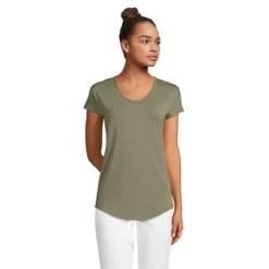 Lands' End Women's Short Sleeve Lightweight Uneck Tshirt -Clothing store GUEST 41154e9c 04e3 416a 8945 119e82ea9879