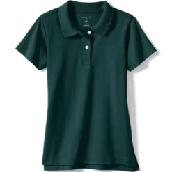 Lands' End School Uniform Girls Short Sleeve Feminine Fit Interlock Polo Shirt -Clothing store GUEST 4122a493 b88e 4c7a 9941 b54674970d04