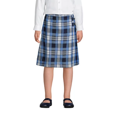 Lands' End School Uniform Girls Solid A-line Skirt Below The Knee 2 Lands' End School Uniform Girls Solid A-line Skirt Below The Knee - Image 2