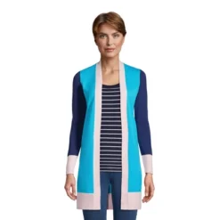 Lands' End Women's Tall Fine Gauge Cotton Long Open Cardigan Sweater -Clothing store GUEST 41815c91 870d 48b1 bcc7 ae5ecf21bd91