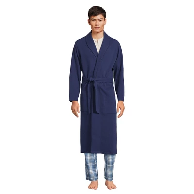 Lands' End Men's Waffle Robe 5 Lands' End Men's Waffle Robe - Image 5