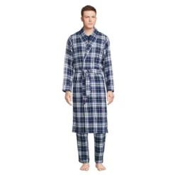 Lands' End Men's Flannel Robe -Clothing store GUEST 41c96ceb 1a68 4697 8fe5 19ad269e0046