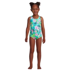 Lands' End Girls One Piece Swimsuit