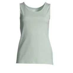 Lands' End Women's Tall Cotton Tank Top