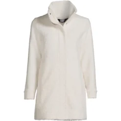 Lands' End Women's Boucle Fleece Coat -Clothing store GUEST 42ce66ab aaa3 4b2c 82ca 90b77e869517