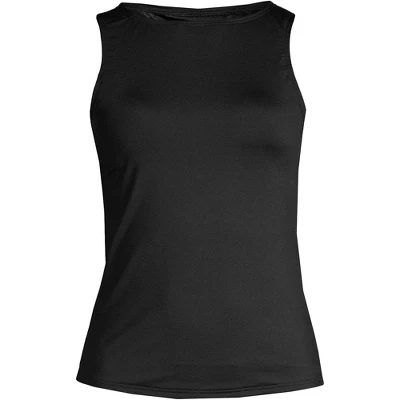 Lands' End Women's High Neck UPF 50 Modest Tankini Top Swimsuit 4 Lands' End Women's High Neck UPF 50 Modest Tankini Top Swimsuit - Image 4