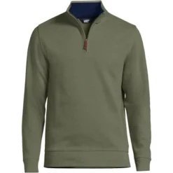 Lands' End Men's Bedford Rib Quarter Zip Sweater -Clothing store GUEST 43fe1282 c3ca 49b2 a0f0 11e51499dd2d