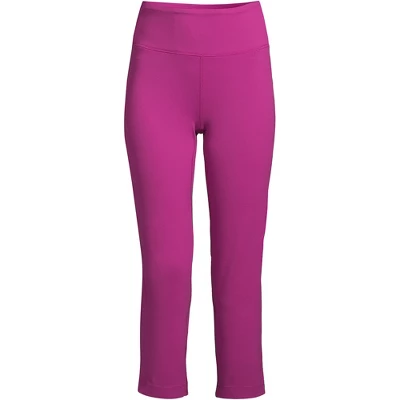 Lands' End Lands' End Women's Tall Active Crop Yoga Pants 6 Lands' End Lands' End Women's Tall Active Crop Yoga Pants - Image 6