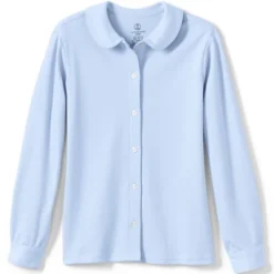 Lands' End School Uniform Girls Long Sleeve Button Front Peter Pan Collar Knit Shirt 6 Lands' End School Uniform Girls Long Sleeve Button Front Peter Pan Collar Knit Shirt -Clothing store GUEST 4540d36b 18ab 4acf acd3 7d38f061dc14
