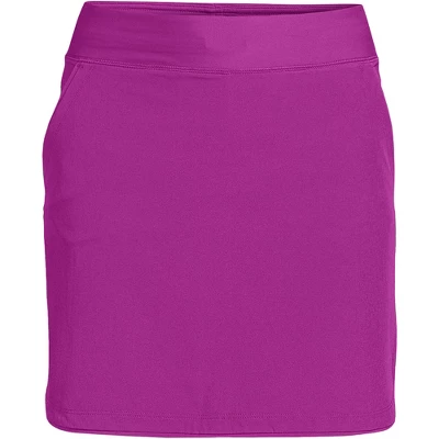 Lands' End Women's Quick Dry Elastic Waist Active Board Skort Swim Skirt 16 Lands' End Women's Quick Dry Elastic Waist Active Board Skort Swim Skirt - Image 16
