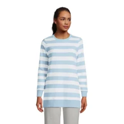 Lands' End Women's Serious Sweats Crewneck Long Sleeve Sweatshirt Tunic -Clothing store GUEST 463c4f34 6c2d 4f11 b80d 3d812baa6fd3