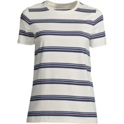 Lands' End Women's Relaxed Supima Cotton Short Sleeve Crewneck T-Shirt -Clothing store GUEST 46c96fd7 be24 40e6 9a19 77f0cbcae85e