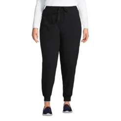 Lands' End Women's Tie Waist T100 Fleece Jogger Pants -Clothing store GUEST 47a56784 7fbc 485e 964d 4850a38b066c