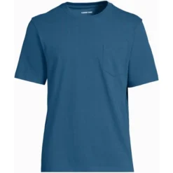 Lands' End Men's Super-T Short Sleeve T-Shirt With Pocket -Clothing store GUEST 47c08b23 2cd5 4cc3 bf00 b7f257c2d32e