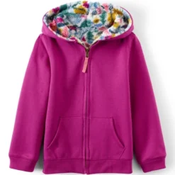 Lands' End Kids High Pile Lined Zip Hoodie -Clothing store GUEST 4b282b3f 71d1 4c71 aed9 2cd7e3478c13