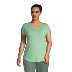 Lands' End Women's U-neck Jersey T-shirt -Clothing store GUEST 4c0cd675 ba56 4ce7 91d5 a9ec16f2c0c6