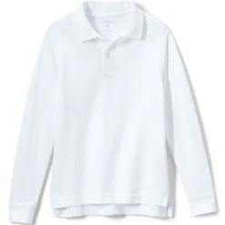 Lands' End School Uniform Kids Long Sleeve Mesh Polo Shirt -Clothing store GUEST 4c193d8e 71d0 425b ae75 3fb4d86a8e9f