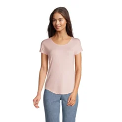 Lands' End Women's U-neck Jersey T-shirt -Clothing store GUEST 4c96276d d32e 4e8f bd6a 4568d533af44