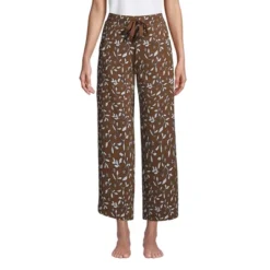 Lands' End Women's Lounge Mid Rise Wide Leg Crop Pajama Pants 12 Lands' End Women's Lounge Mid Rise Wide Leg Crop Pajama Pants -Clothing store GUEST 4e0611c8 2673 457a 8f6b 0e3fe0a85b32