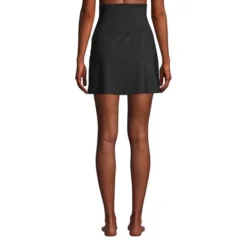 Lands' End Women's Tummy Control Ultra High Waisted Modest Swim Skirt Swim Bottoms