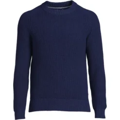 Lands' End Men's Drifter Cotton Crewneck Sweater -Clothing store GUEST 4f7f4013 33e6 4b87 8abd 35d1fdf9af12