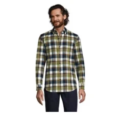 Lands' End Men's Traditional Fit Flagship Flannel Shirt -Clothing store GUEST 4feaf3c7 c1bf 459e 85a8 db6b89ffc20c