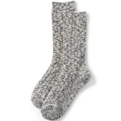 Lands' End Women's Marled Crew Socks