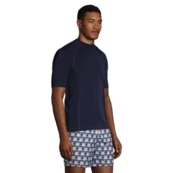 Lands' End Men's Short Sleeve Swim Tee Rash Guard -Clothing store GUEST 526d1c78 6dc1 4664 a049 b55085e00228