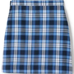 Lands' End School Uniform Girls Solid A-line Skirt Below The Knee