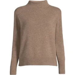 Lands' End Women's Cashmere Funnel Neck Sweater -Clothing store GUEST 52bf0b1f 97c1 4c13 9080 3d667a713053