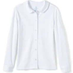 Lands' End School Uniform Girls Long Sleeve Button Front Peter Pan Collar Knit Shirt 7 Lands' End School Uniform Girls Long Sleeve Button Front Peter Pan Collar Knit Shirt -Clothing store GUEST 53916445 f490 4db8 91e5 52628ca4d82e